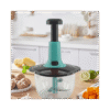Manual Hand Push Chopper – Powerful Vegetable Meat & Fruit Cutter | Hand-Push, Easy to Clean, and Space-Saving Design