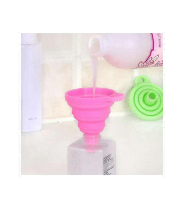 Silicon Collapsible Funnel (4) Compact Silicone Funnel – The Space-Saving Kitchen Hero